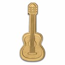 Palau 1/2 gram Gold $1 Golden Guitar Shaped Coin