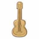 Palau 1/2 gram Gold $1 Golden Guitar Shaped Coin
