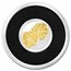 Palau 1/2 gram Gold $1 Golden Highlights Dice Shaped Coin
