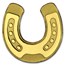Palau 1/2 gram Gold $1 Golden Horseshoe