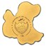 Palau 1/2 gram Gold $1 Golden Little Ghost
