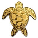 Palau 1/2 gram Gold $1 Golden Sea Turtle