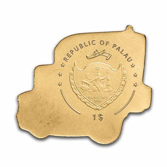 Buy Palau 1/2 gram Gold 1 Golden Truck Shaped Coin APMEX