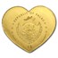 Palau 1/2 gram Gold $1 Little Treasure (Heart)