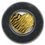 Palau 1/2 gram Gold $1 Little Treasure (Heart)