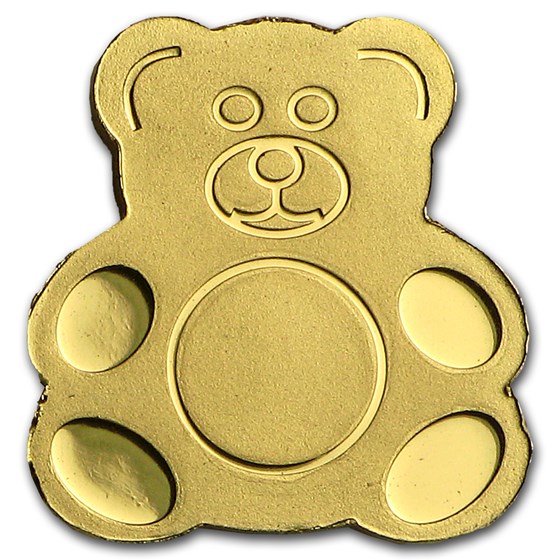 Palau 1/2 gram Gold $1 Teddy Bear Palau 1/2 gram Gold $1 Teddy Bear