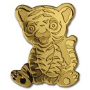 Palau 1/2 gram Gold $1 Tiny Tiger