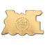 Palau 1/2 gram Gold $1 Train Shaped Coin
