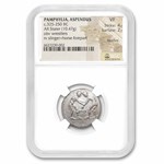 Pamphylia Aspendos AR Stater Wrestlers (325-250 BC) VF NGC