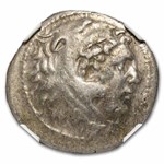 Pamphylia Aspendus AR Tetradrachm (212-181 BC) CH VF NGC