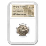 Pamphylia Aspendus AR Tetradrachm (212-181 BC) CH VF NGC