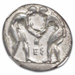 Pamphylia Aspendus Stater Ch-XF NGC (4th-3rd Century BC)