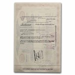 Pan American World Airways, Inc. Stock Certificate (Red)
