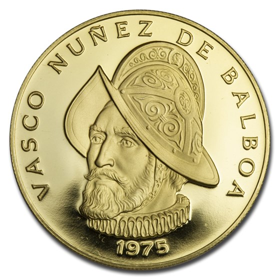 Panama Proof/BU Gold 100 Balboas (1975-1977) Random Panama Proof/BU Gold 100 Balboas (1975-1977) Random