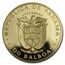 Panama Proof/BU Gold 100 Balboas (1975-1977) Random