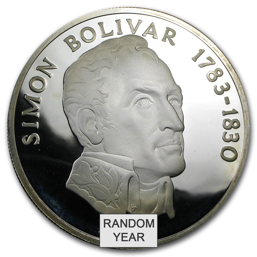 Panama Silver 20 Balboas (1971-1979) AU/UNC/PF