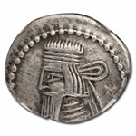 Parthian Empire AR Drachm Artabanus IV (10-38 AD) Fine NGC