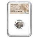 Parthian Empire AR Drachm Artabanus IV (10-38 AD) Fine NGC