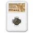 Parthian Empire AR Drachm Mithradates II (121-91 BC) XF NGC