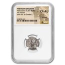 Parthian Empire AR Drachm Mithradates III (87-80 BC) Ch AU NGC