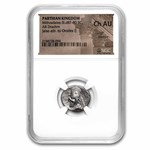 Parthian Empire AR Drachm Mithradates III (87-80 BC) Ch AU NGC