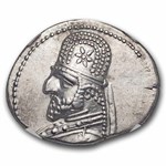 Parthian Empire AR Drachm Mithradates III (87-80 BC) Ch XF NGC