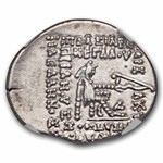 Parthian Empire AR Drachm Mithradates III (87-80 BC) Ch XF NGC