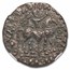 Parthian Empire BI Tetradrachm Gondophares Sases(50-60 AD) VF NGC