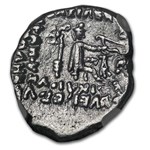 Parthian Empire Phraates IV Silver Drachm (38-2 BC) Ch VF NGC