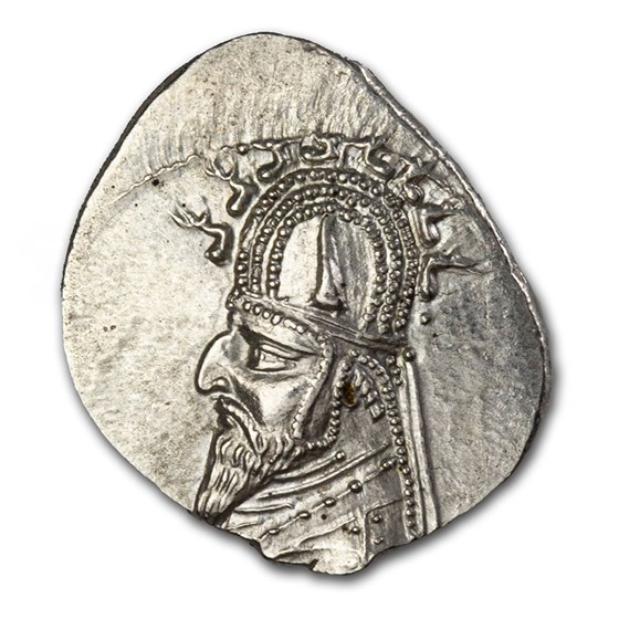 Parthian Empire Silver Drachm Gotarzes II (44-51 AD) XF Parthian Empire Silver Drachm Gotarzes II (44-51 AD) XF