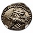 Parthian Empire Silver Drachm Mithradates V (128-147 BC) MS NGC
