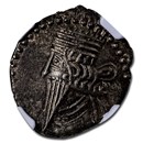 Parthian Empire Silver Drachm Pacorus (78-120 AD) CH XF NGC