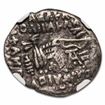 Parthian Empire Silver Drachm Pacorus (78-120 AD) Fine NGC