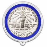 Patriotic Silver Ornament Set - 5 Patriotic Commems