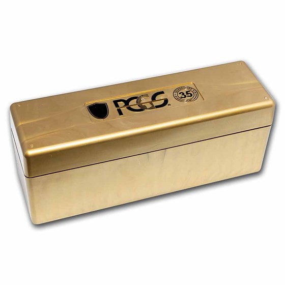 PCGS 20 Slab Storage Boxes- Gold Finish 35th Anniversary Edition PCGS 20 Slab Storage Boxes- Gold Finish 35th Anniversary Edition