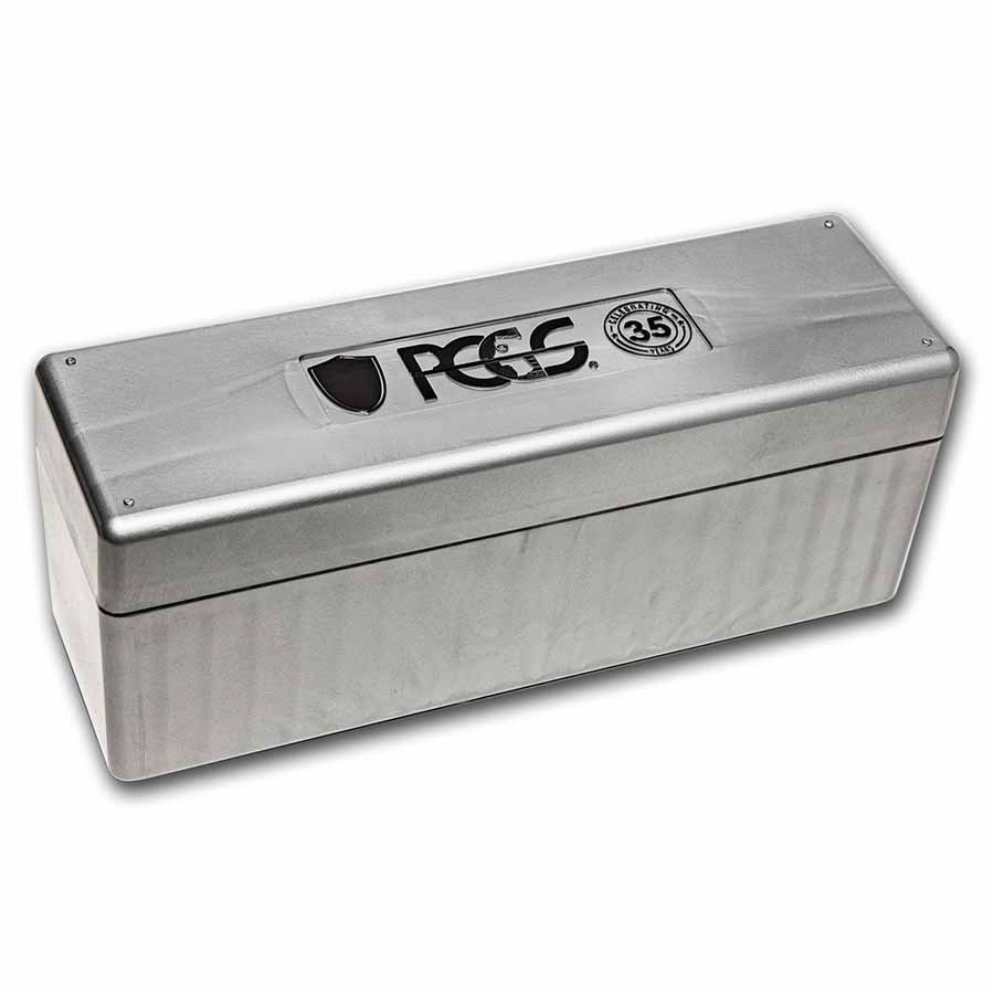 PCGS 20 Slab Storage Boxes - Gray 35th Anniversary Edition