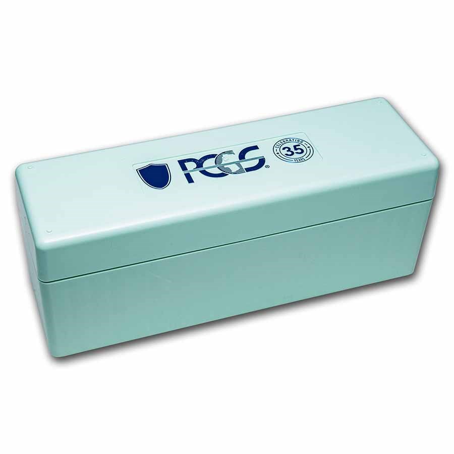 PCGS 20 Slab Storage Boxes- Mint Green 35th Anniversary Edition