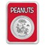 Peanuts® 55 Years of A Charlie Brown Christmas 1 oz Silver in TEP