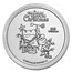 Peanuts® 55 Years of A Charlie Brown Christmas 1 oz Silver Round