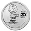 Peanuts® 70th Anniversary with Charlie Brown 1 oz Silver BU Round
