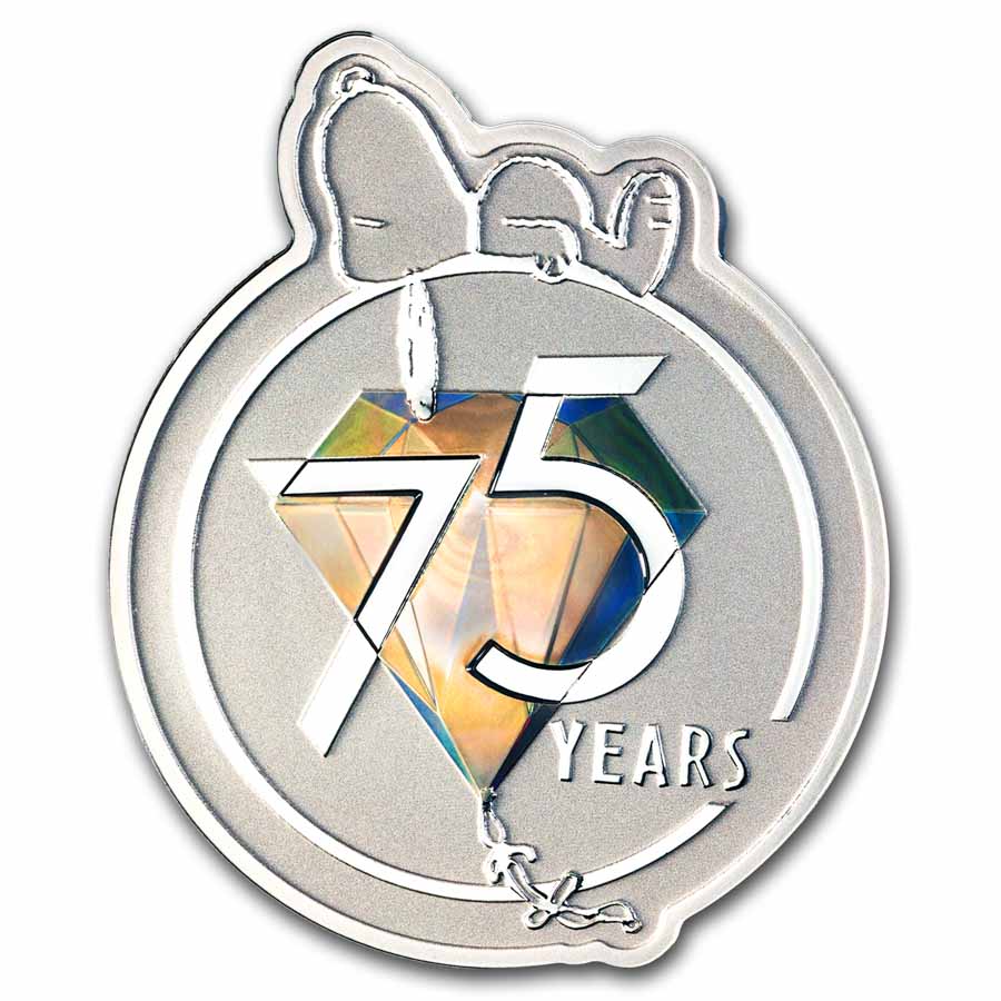 Peanuts® 75 Year Diamond Anniversary Snoopy Shaped 1 oz