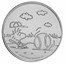 Peanuts® Baseball - Woodstock at Bat 1 oz Silver in TEP