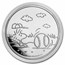 Peanuts® Baseball - Woodstock at Bat 1 oz Silver Proof