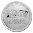 Peanuts® Baseball - Woodstock at Bat 1 oz Silver Round