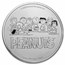 Peanuts® Baseball - Woodstock at Bat 1 oz Silver Round