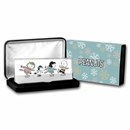 Peanuts® Characters Ice Skating "All Decked Out" 4 oz Silver Bar