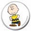 Peanuts® Charlie Brown 1 oz Colorized Silver Round