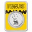 Peanuts® Charlie Brown 1 oz Silver Round in TEP