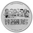Peanuts® Charlie Brown Happy Birthday 1 oz Colorized Silver
