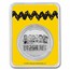 Peanuts® Charlie Brown Happy Birthday 1 oz Colorized Silver